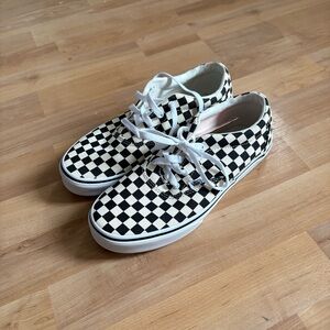 Black and White Checkered Vans